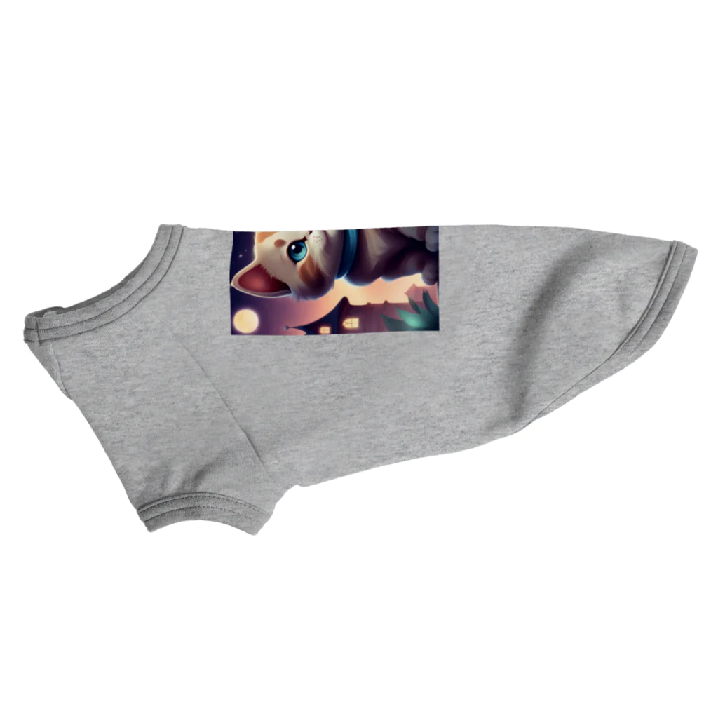 ショップ・ザ・バッジョのとってもかわいい猫❤️ Dog T-shirt