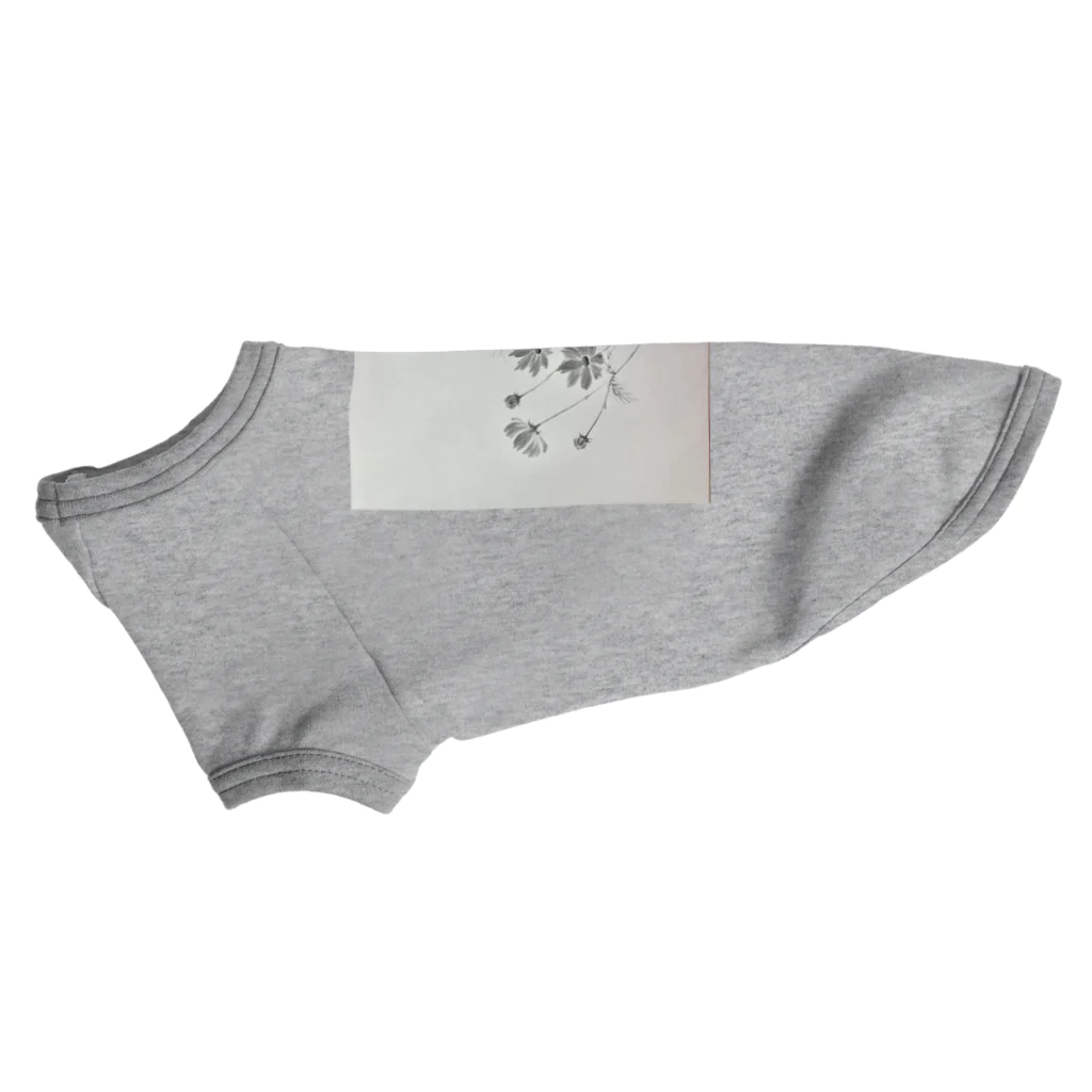 KEIKO's art factoryの秋桜　2023 Dog T-shirt