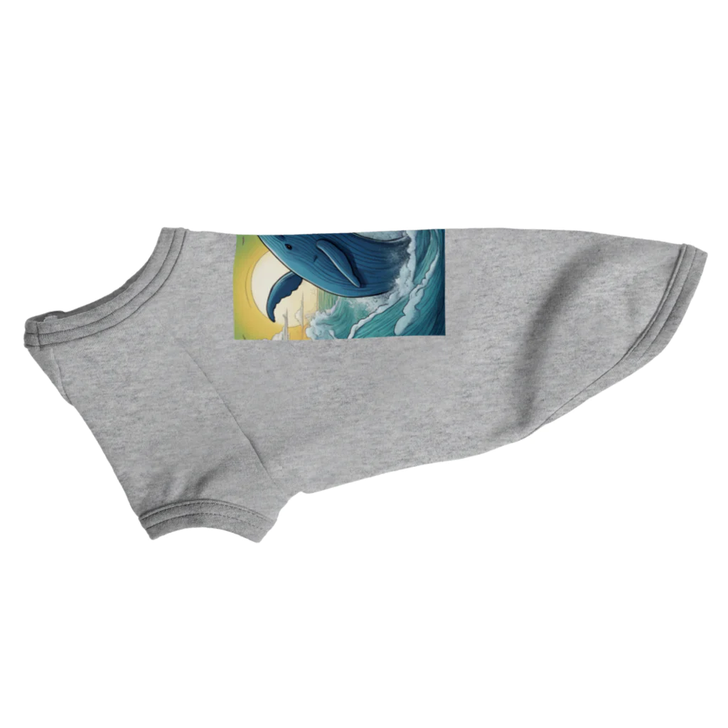 katami1の鯨 ドッグTシャツ