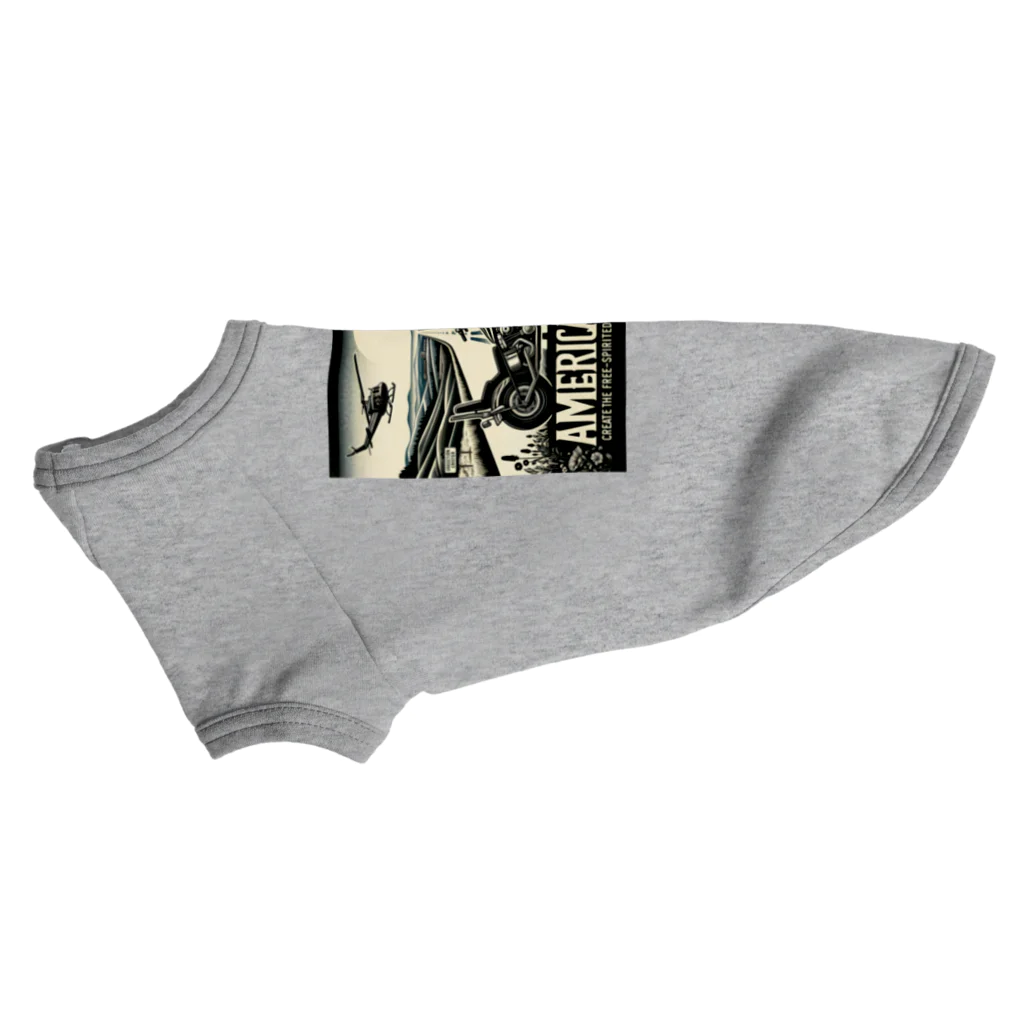 toukainogennの#モダンなStyleで魅了するイージーライダー ドッグTシャツ