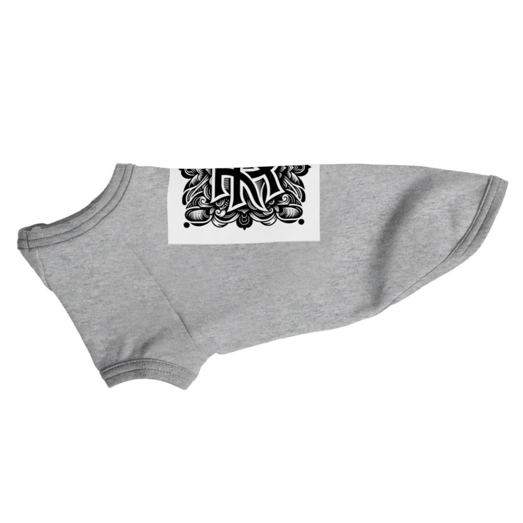 h-takujirouの梵字「クリーク」 Dog T-shirt