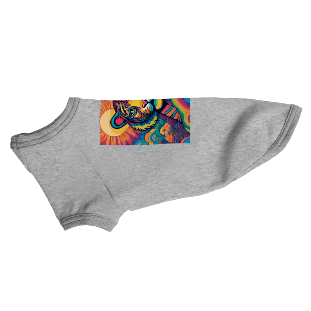 colorful-Nのカラフルなトラ Dog T-shirt