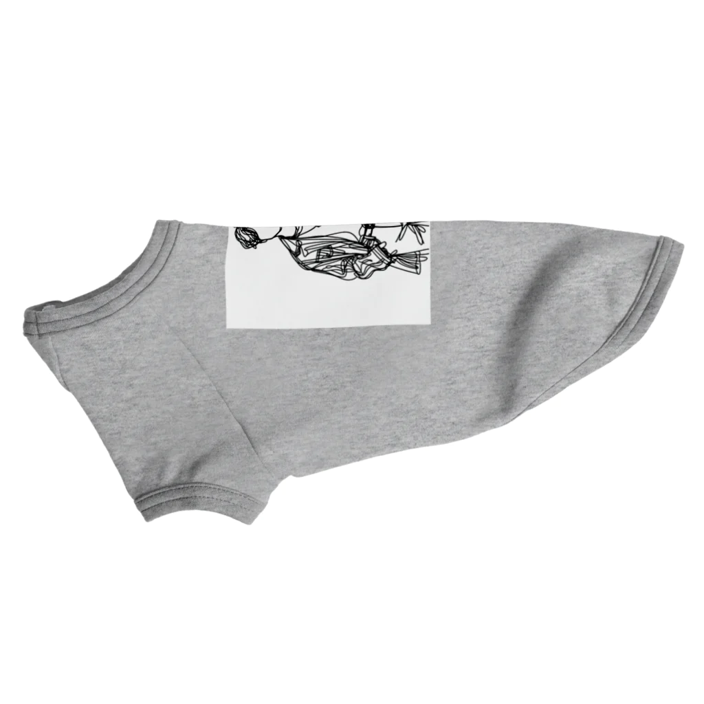 Schiele_sarieriの線画の人 Dog T-shirt