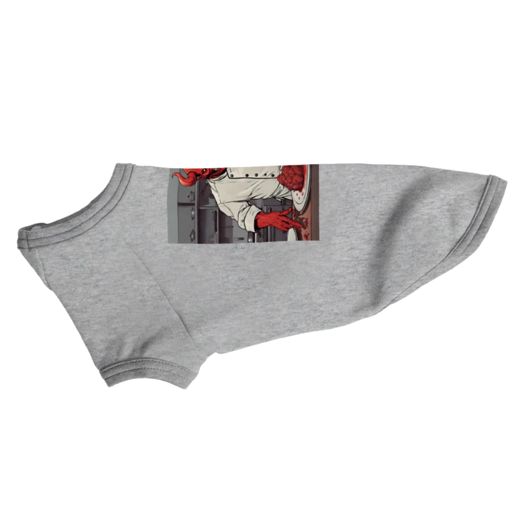 d-design-labのdevil's cookingグッズ Dog T-shirt