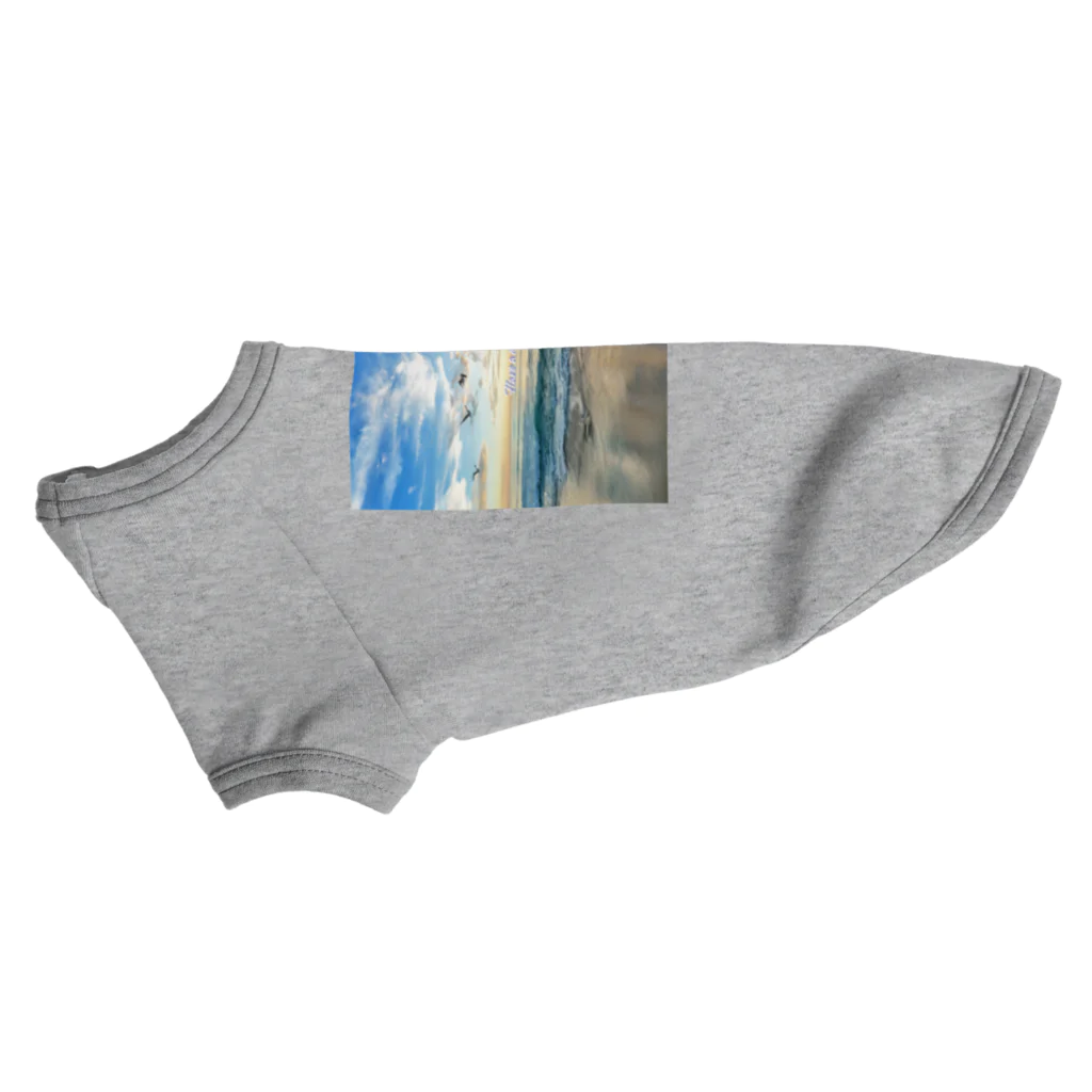 Apricot_taruの朝の海 Dog T-shirt