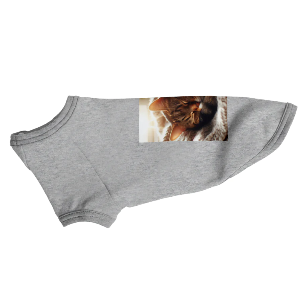 kangekiのお昼寝にゃんこ Dog T-shirt