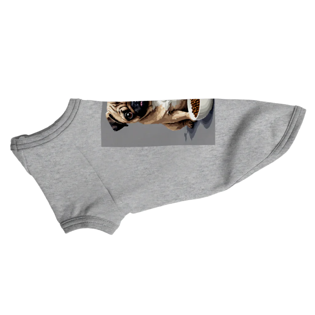 ♡wincorner♡のごはんが食べたいパグちゃん Dog T-shirt