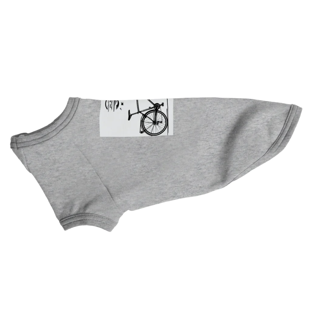 二宮大輔の自転車ロゴ Dog T-shirt