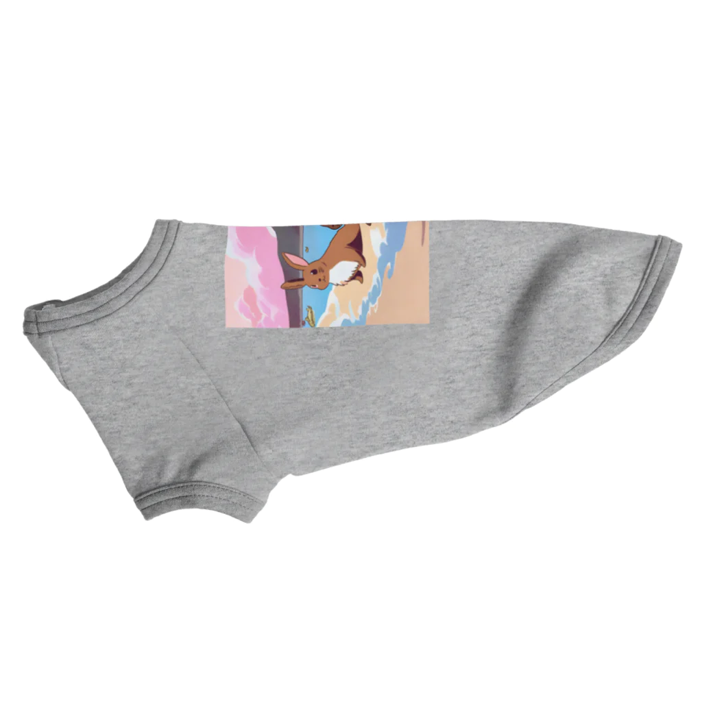 Chama's shopのビーチアニマル Dog T-shirt