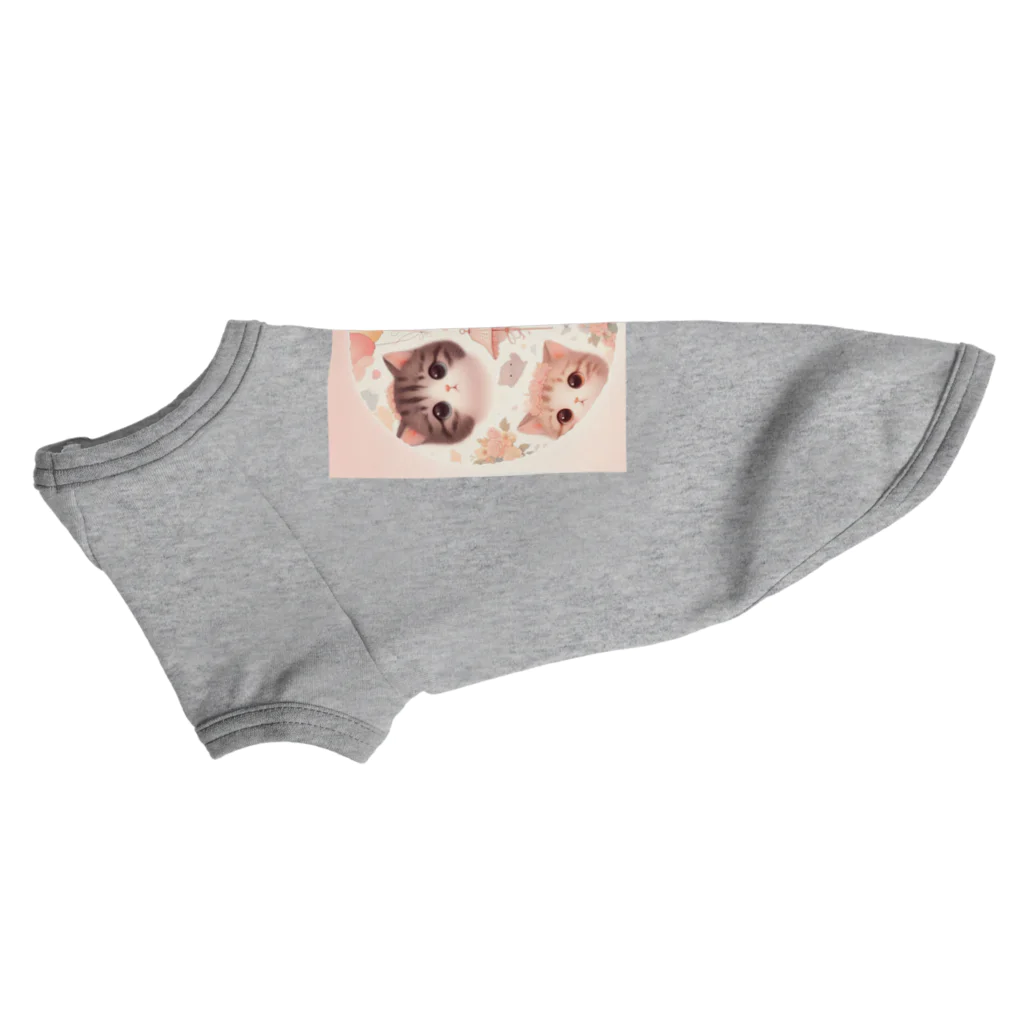 blueショップのかわいい子猫たちに見つめられて Dog T-shirt