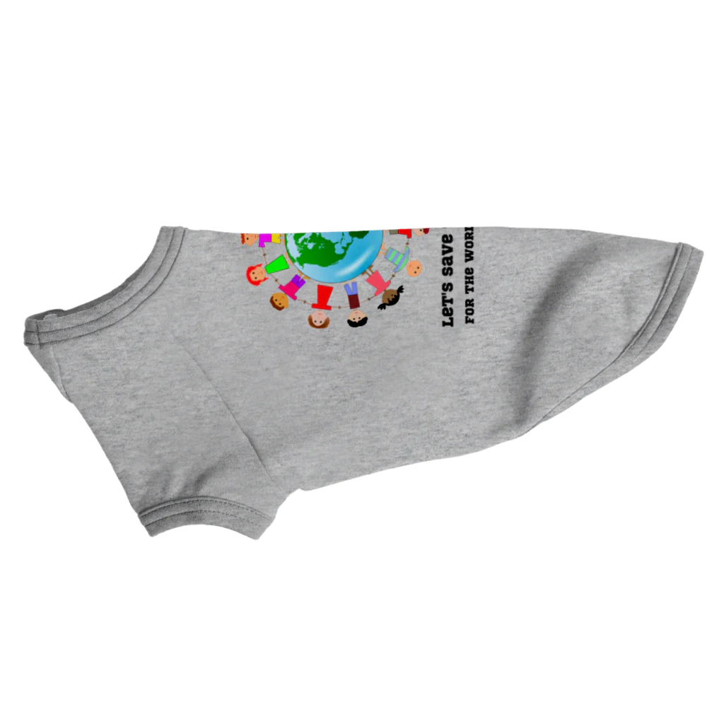 AwagoModeのSAVE EARTH FOR CHILDREN (9) Dog T-shirt