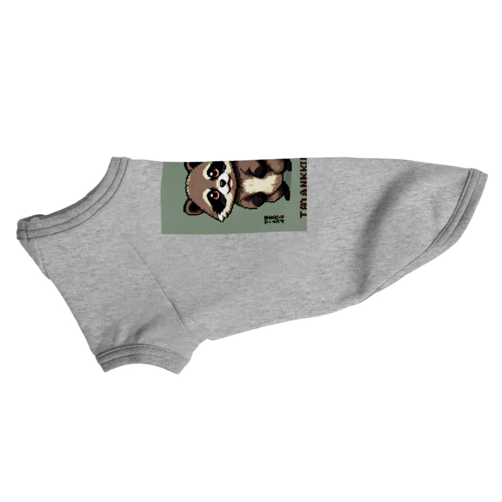 SUZURI56のミドリのたぬき Dog T-shirt