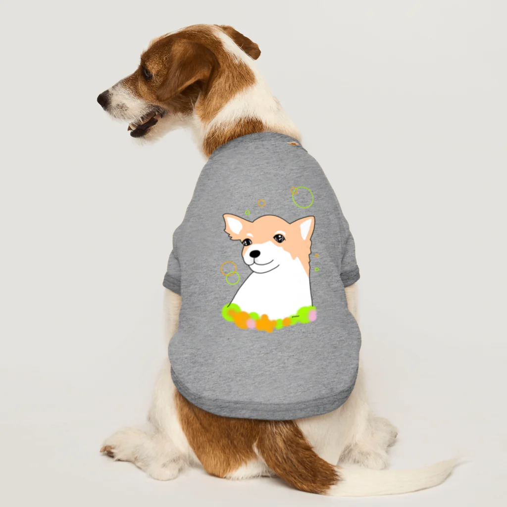 greetenのチワワ癒し犬 Dog T-shirt