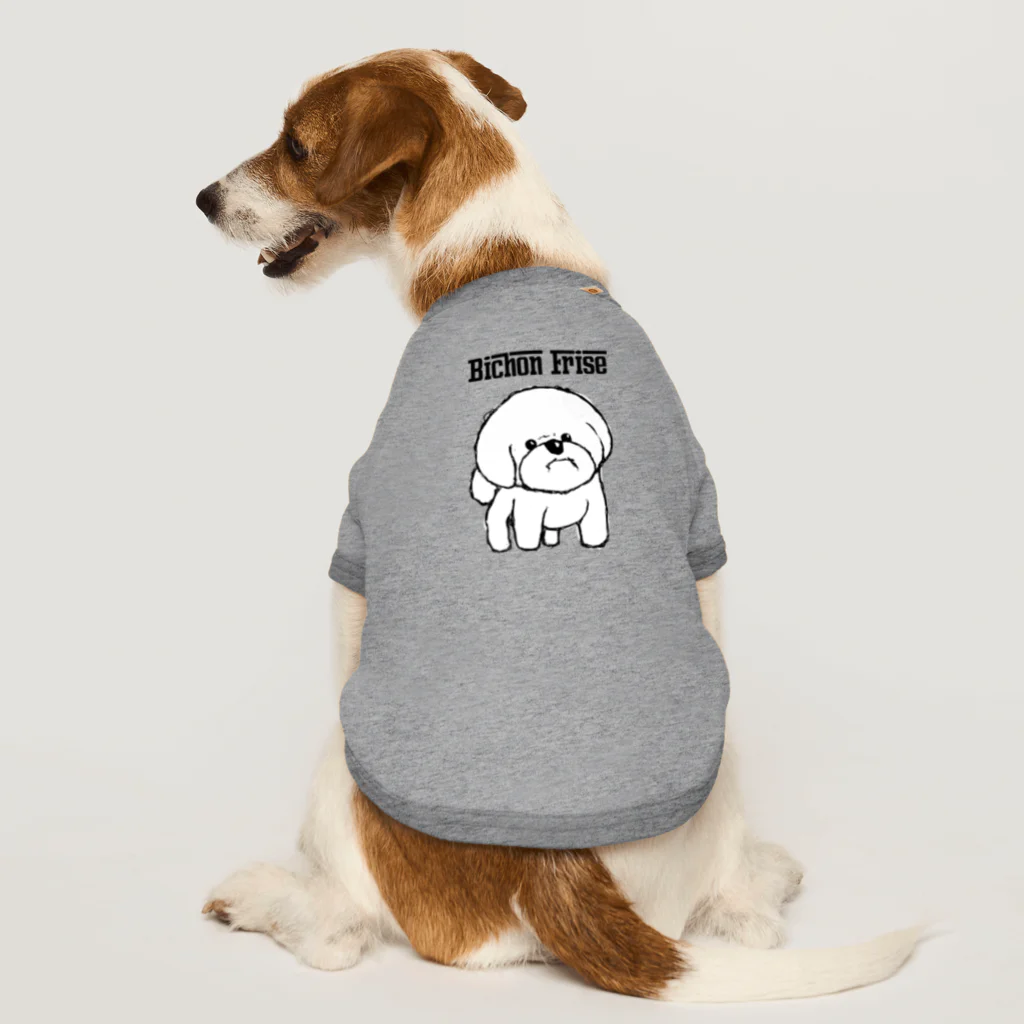 TAKE-TONのbichon frise Dog T-shirt