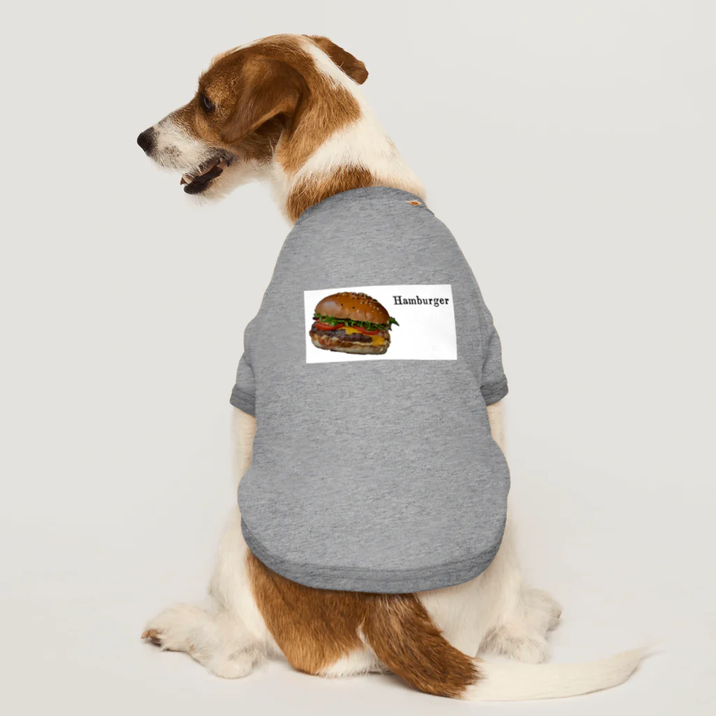 sirotaka storeのハンバーガー Dog T-shirt