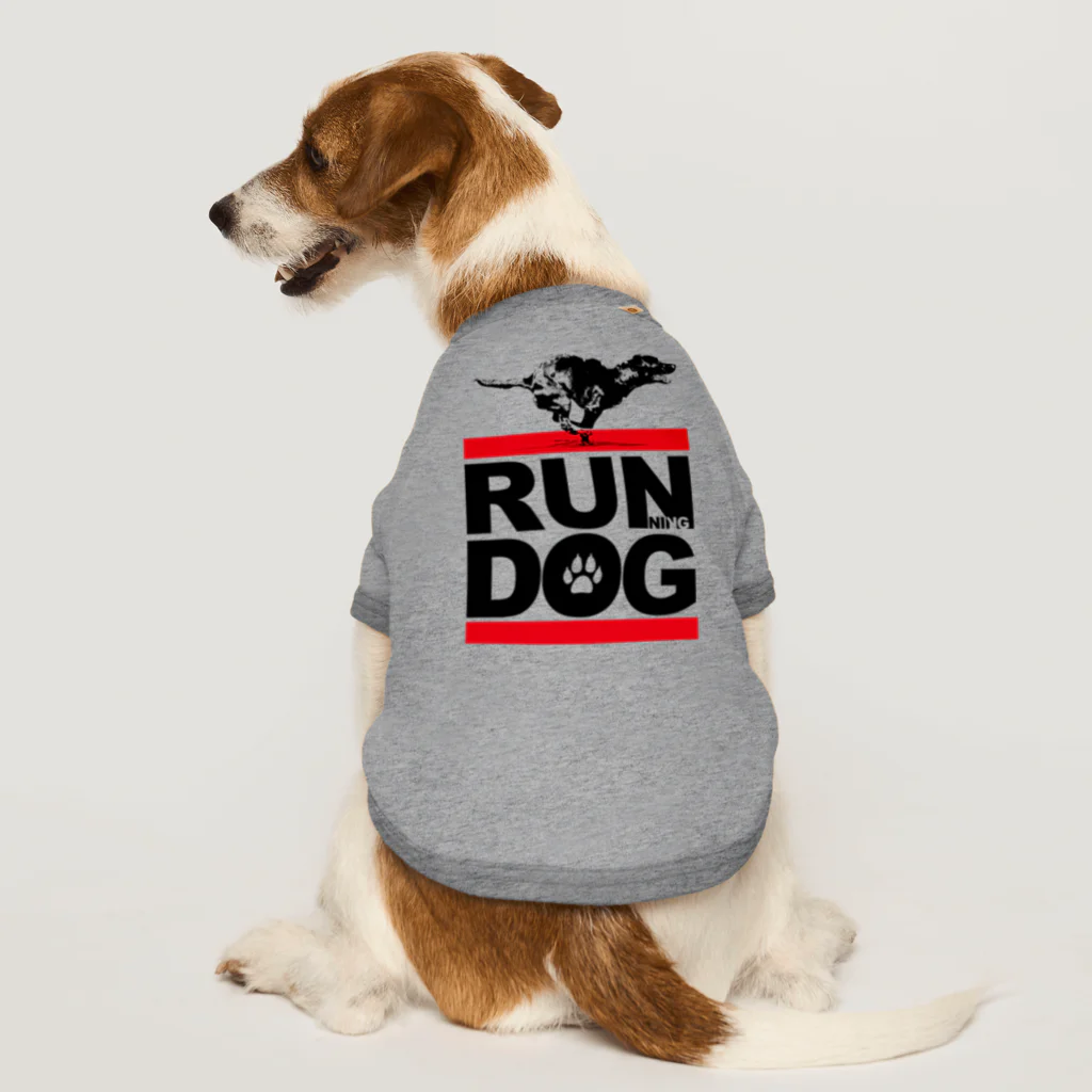 COOL CAT★GRAPHICSのRUNNING DOG　走ってる犬　CCG-005-2W Dog T-shirt