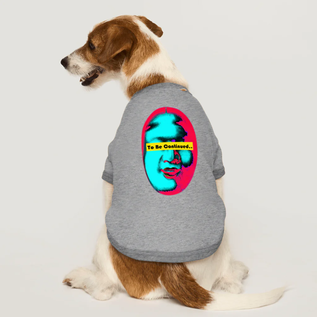 YASUHIRO DESIGNの小面 Dog T-shirt