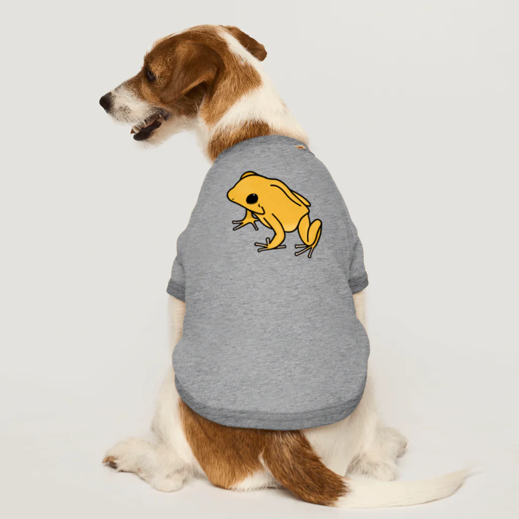 ムンムン&キュピロニウスのアトリエSUZURI店の世界最強のモウドクフキヤガエルさん Dog T-shirt