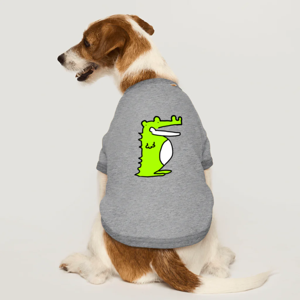 ワニ屋のエモいワニ屋さん Dog T-shirt