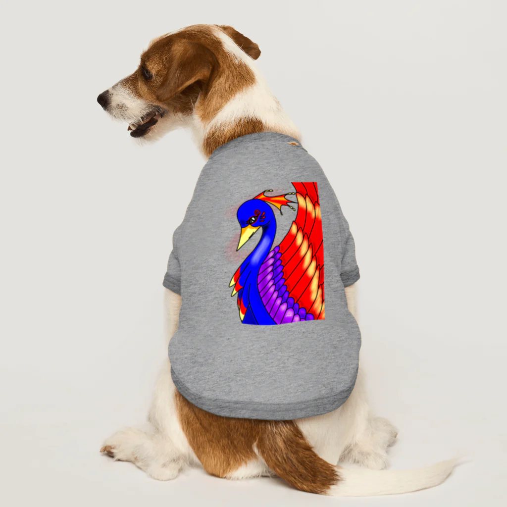 greetenの不死鳥アート  幻想世界 Dog T-shirt