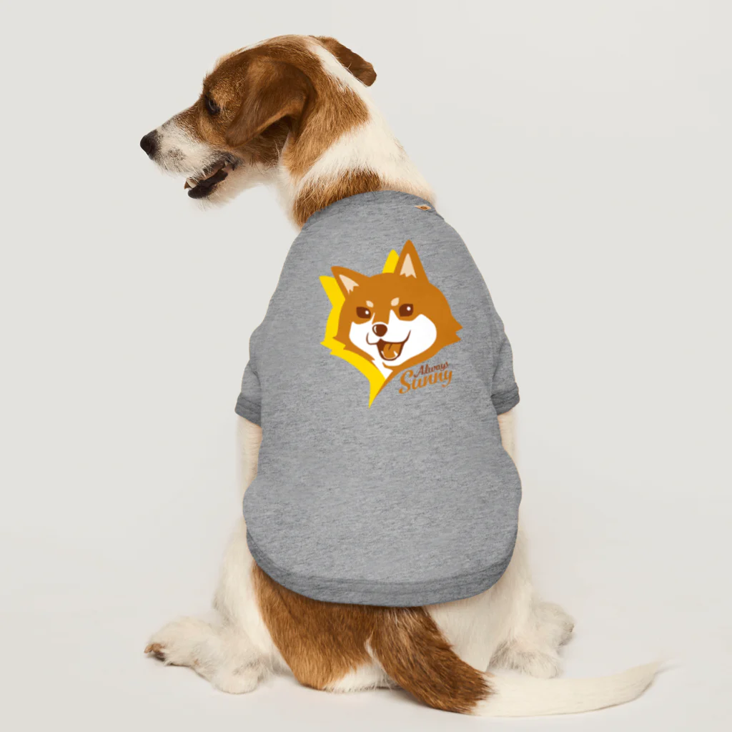 kocoon（コクーン）の陽気な笑顔の柴犬 Dog T-shirt