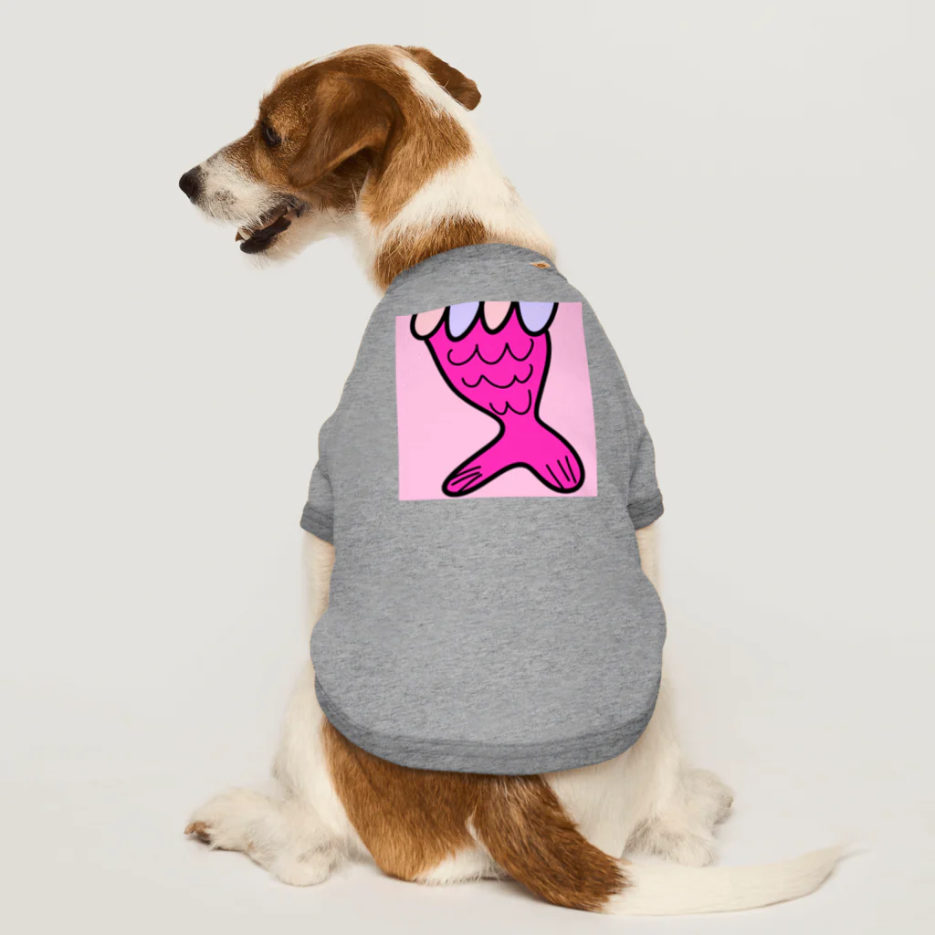 handmade asyouareの人魚 Dog T-shirt