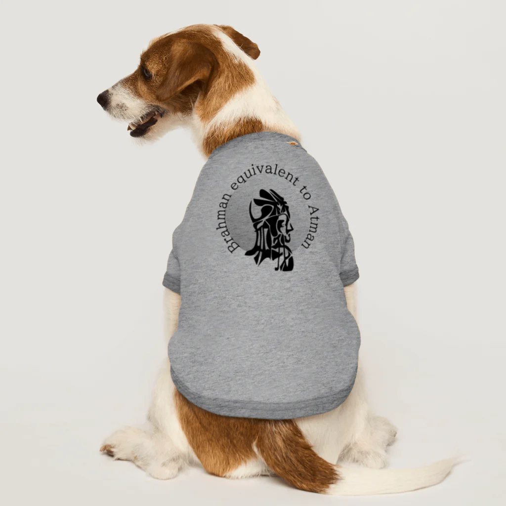 『NG （Niche・Gate）』ニッチゲート-- IN SUZURIの梵我一如h.t.（黒） Dog T-shirt