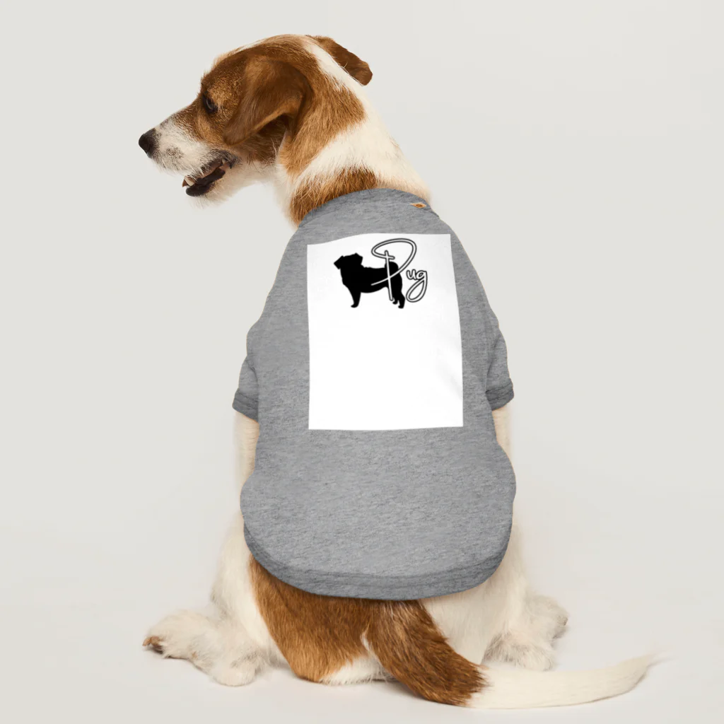 犬好きさんのためのTシャツ屋さんのパグ　Tシャツ　Ver.1 ドッグTシャツ