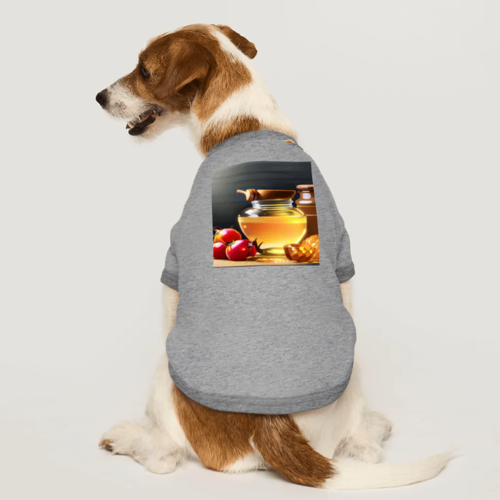 honeyショップのはちみつと果物 Dog T-shirt