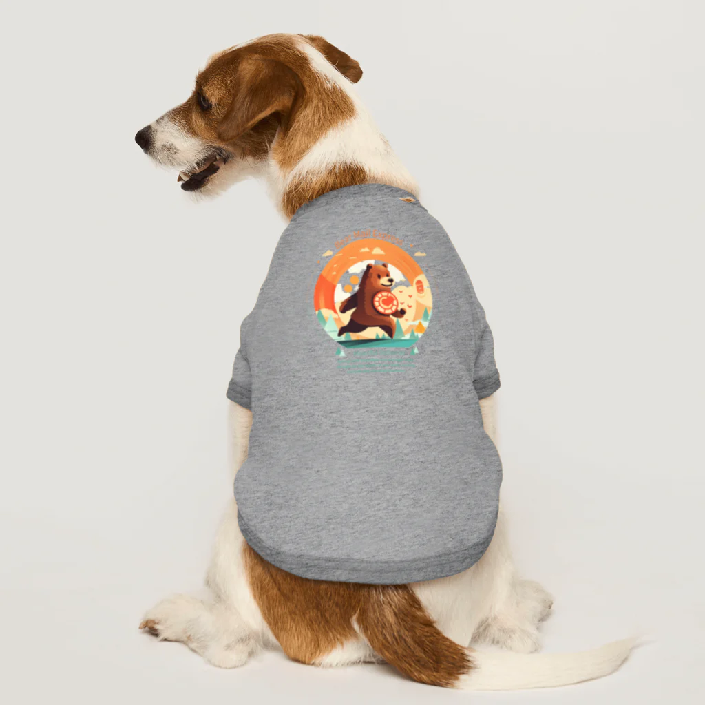 Yaya-rrのクマメール便 Dog T-shirt