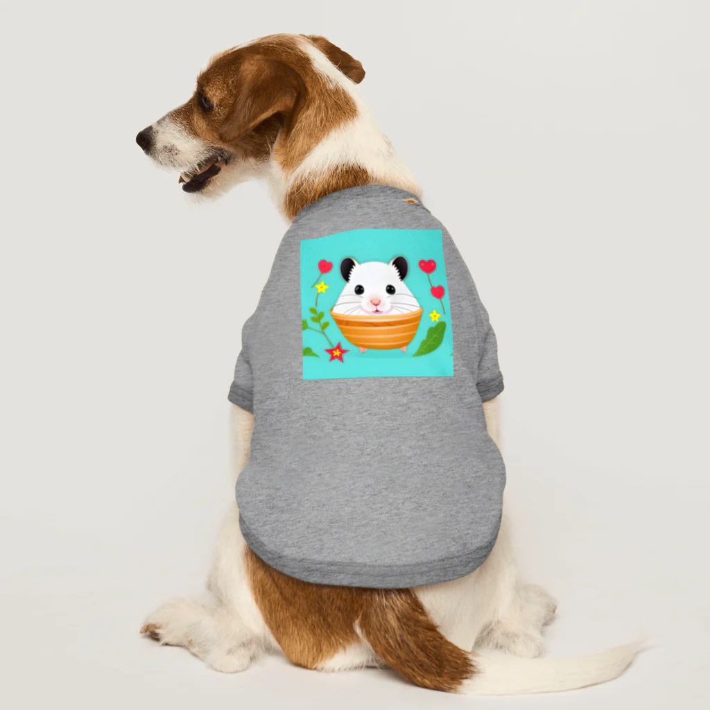 SHININGのハムスターの可愛いイラストグッズ Dog T-shirt