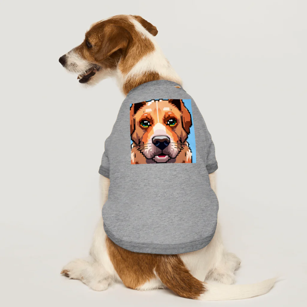 getprizeのドット絵の犬 ドッグTシャツ