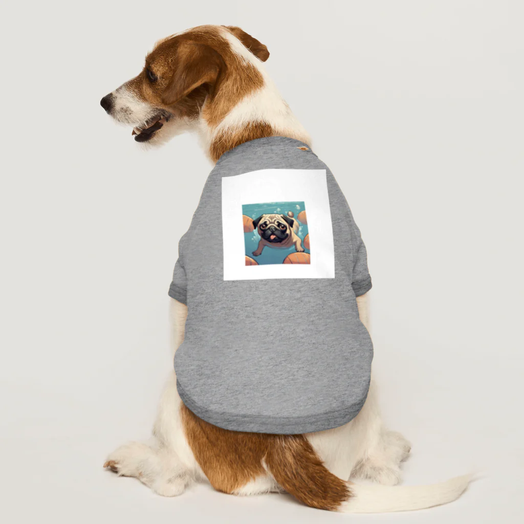 minipinのパグ Dog T-shirt