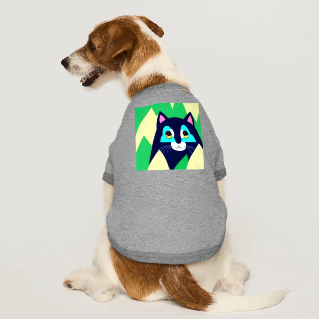 blue-tetraのこちらを覗くモノ Dog T-shirt