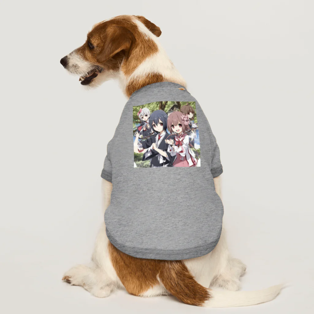 wonderのハイスクール萌え女子 Dog T-shirt