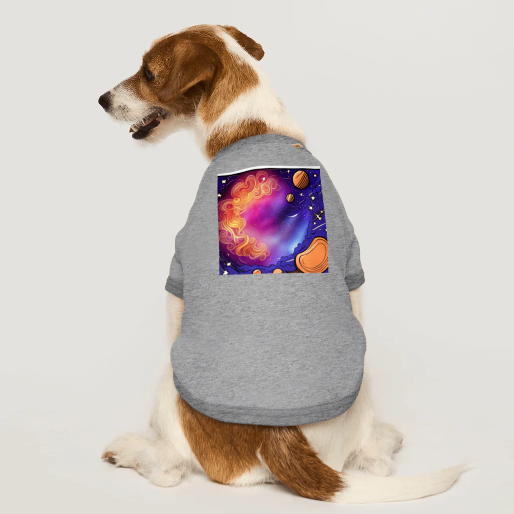 HIRO-oneの宇宙 Dog T-shirt