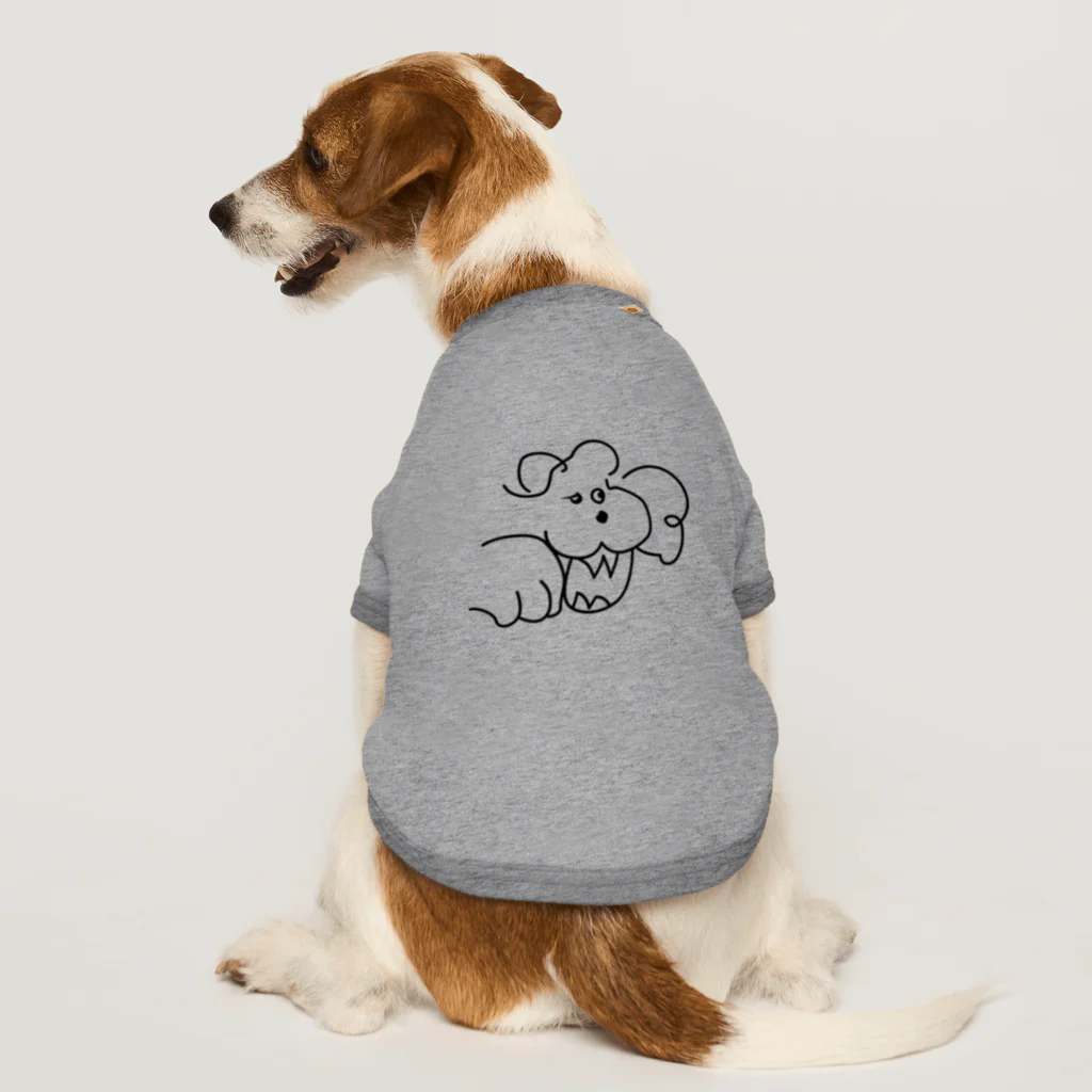 パンズー Panzooのきのぬけたトラ　みぎ Dog T-shirt