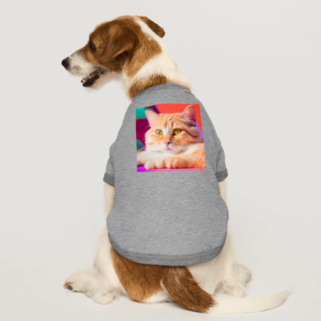 のぞかれ隊の写真で一言にゃん Dog T-shirt