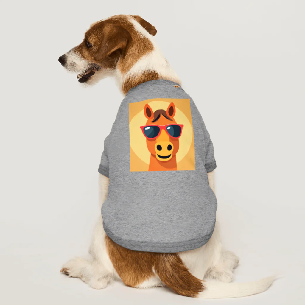 DAIMAZIN ～大魔神～のサングラスとヒヒー君・セカンド Dog T-shirt