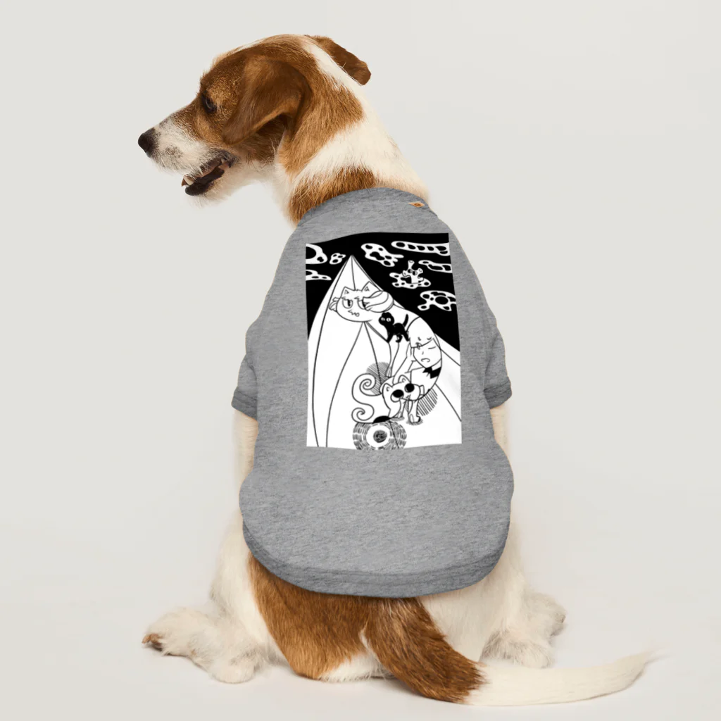 Animaru639のThe and of Cats-004 Dog T-shirt