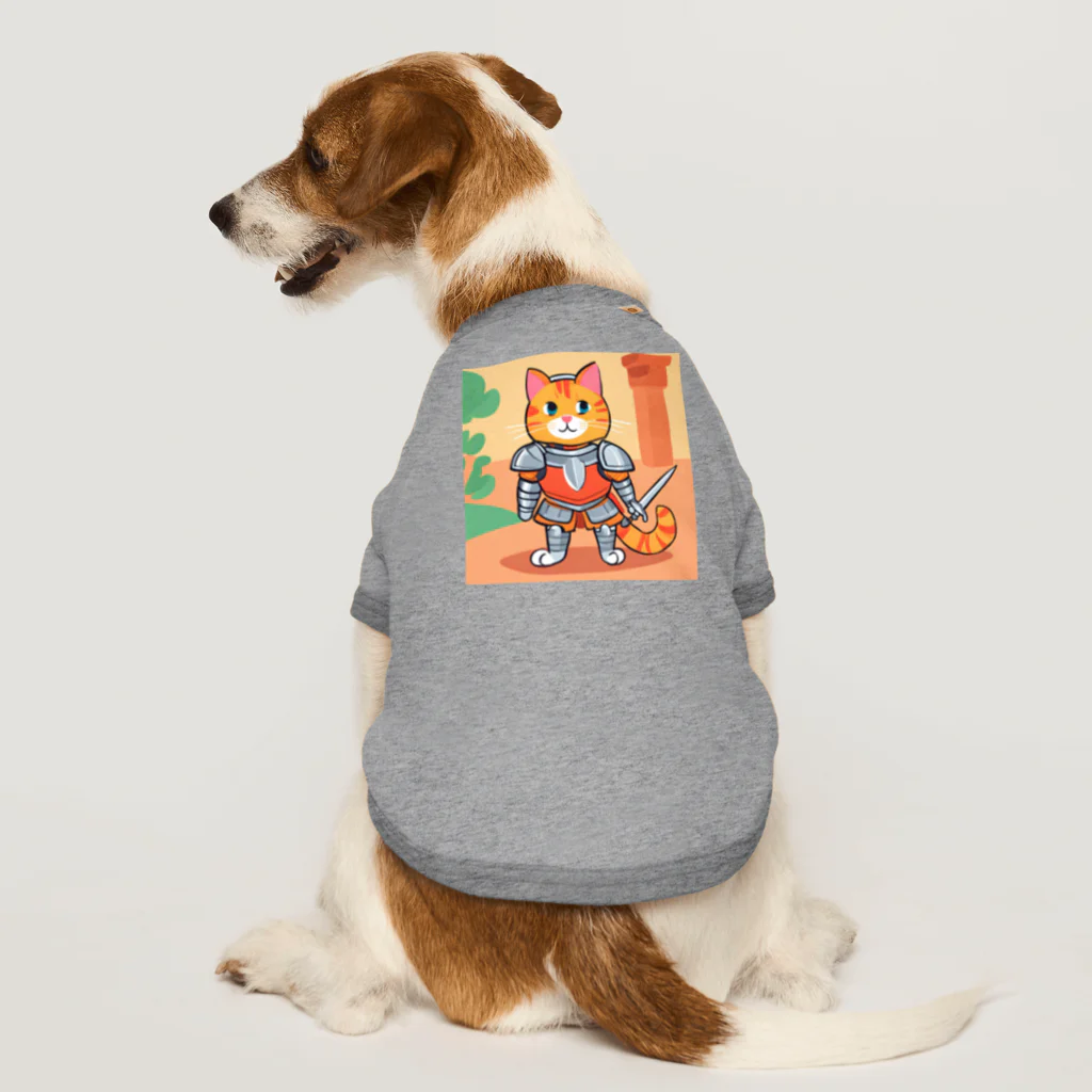 人生Storeの勇者猫 Dog T-shirt