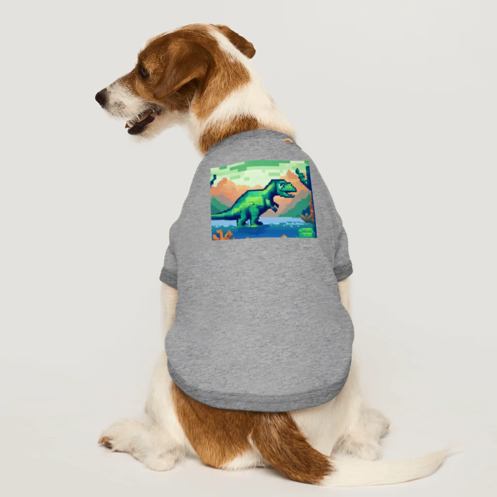 iikyanの恐竜58　ネプチュノサウルス Dog T-shirt