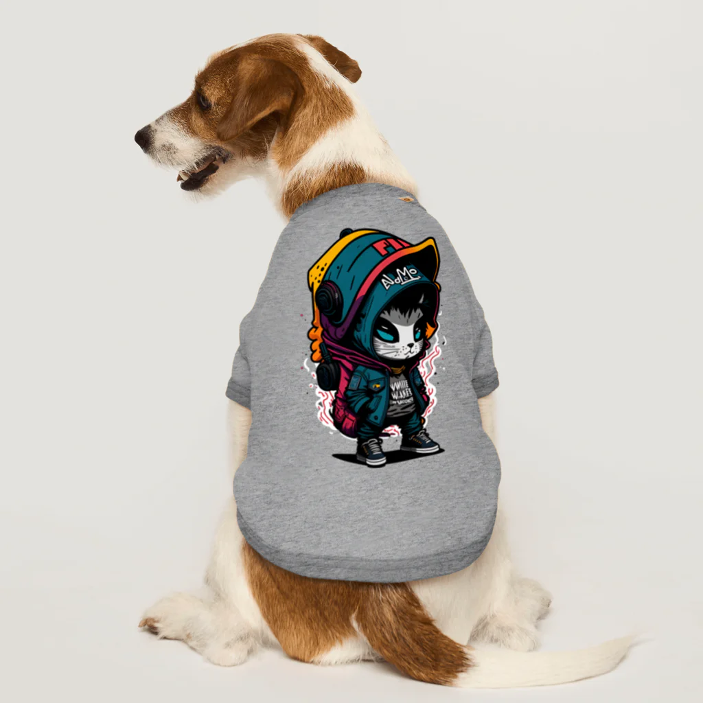 めんぼうさんやのちびネコ Dog T-shirt