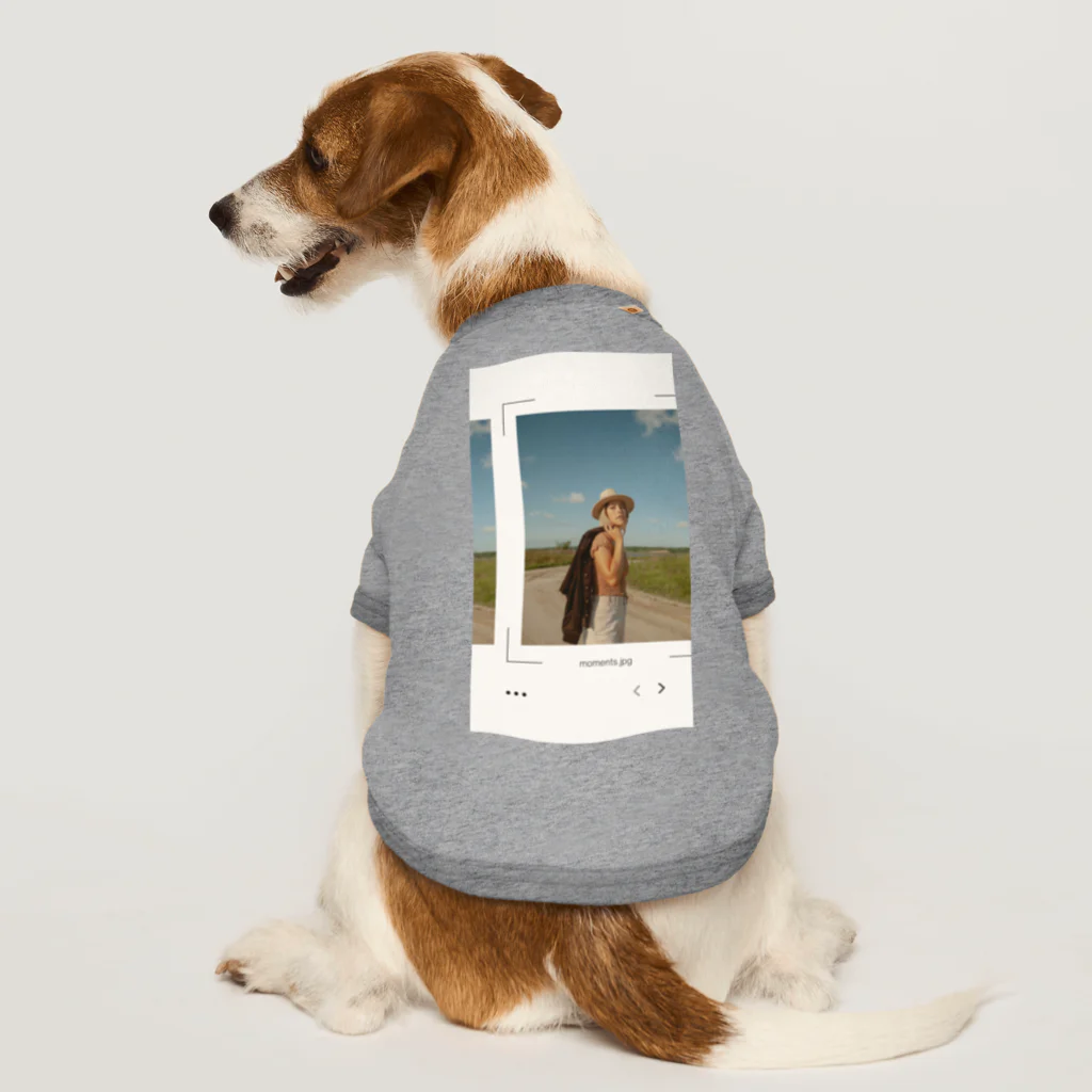 popo60のポラロイド写真 Dog T-shirt