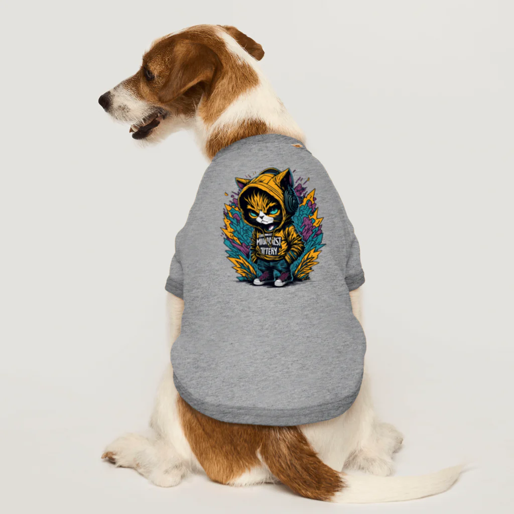 めんぼうさんやのちびネコ Dog T-shirt