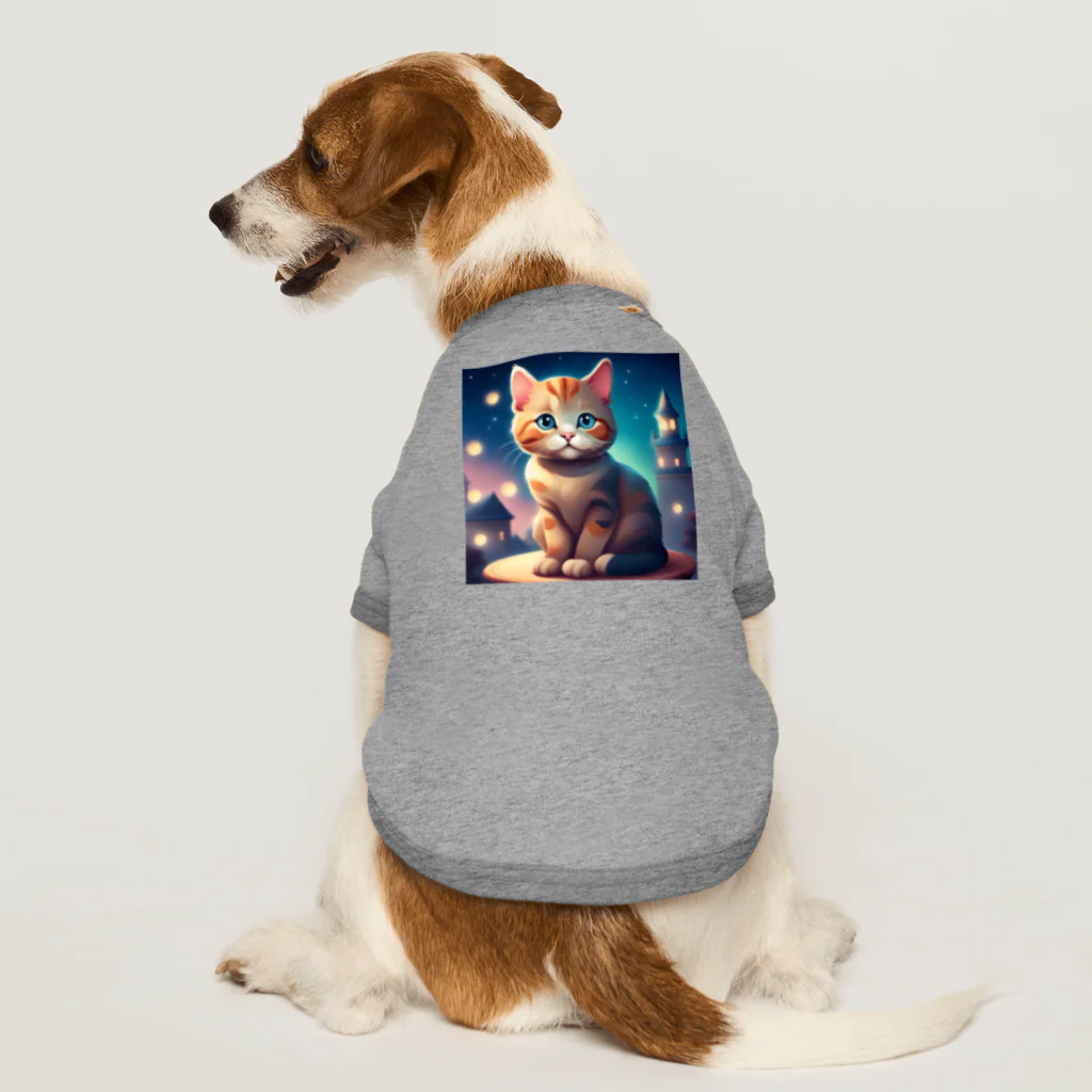 petitringo -プチリンゴ-のゆめねこのネネ Dog T-shirt