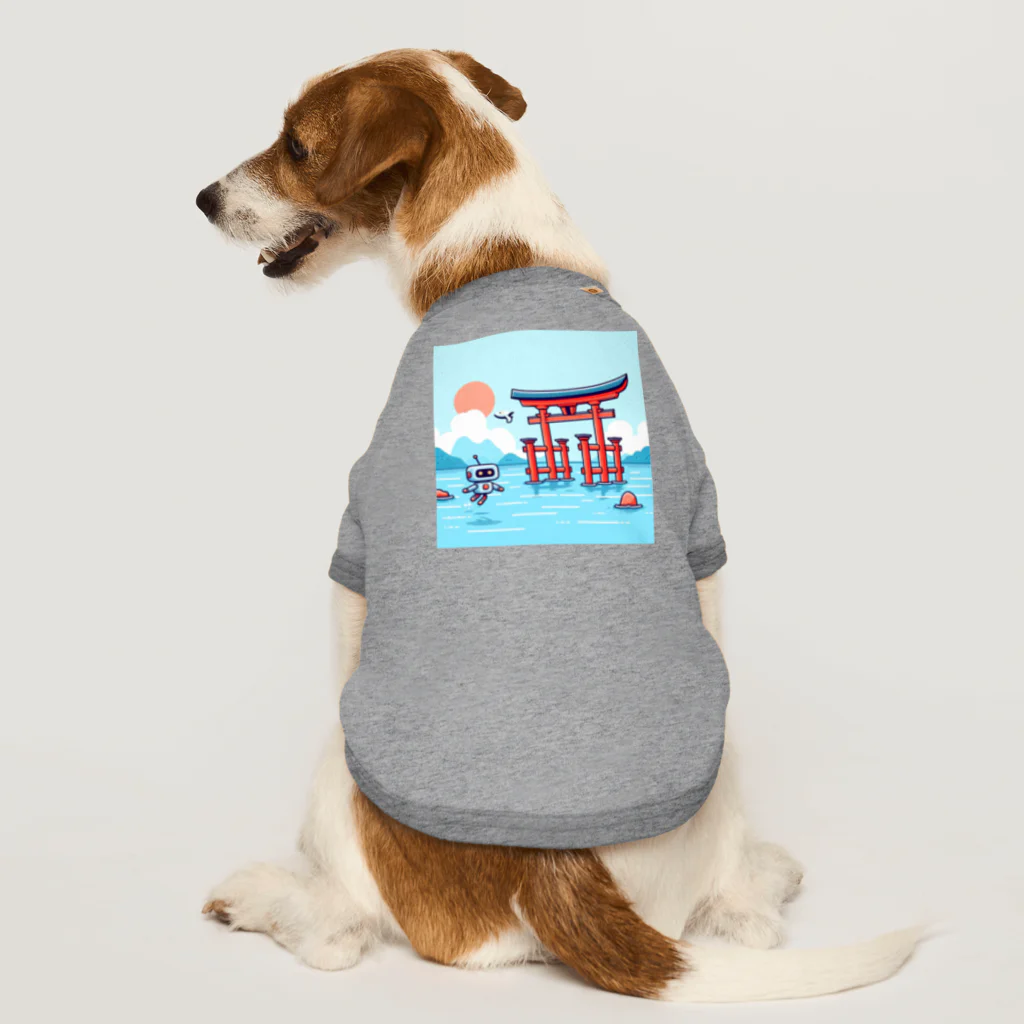 pepe55の厳島神社見回りロボット Dog T-shirt