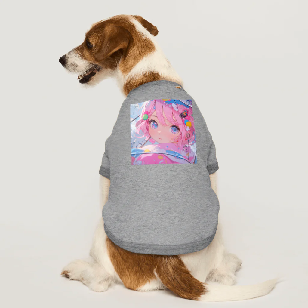 ぶーたんの雨音の中 Dog T-shirt