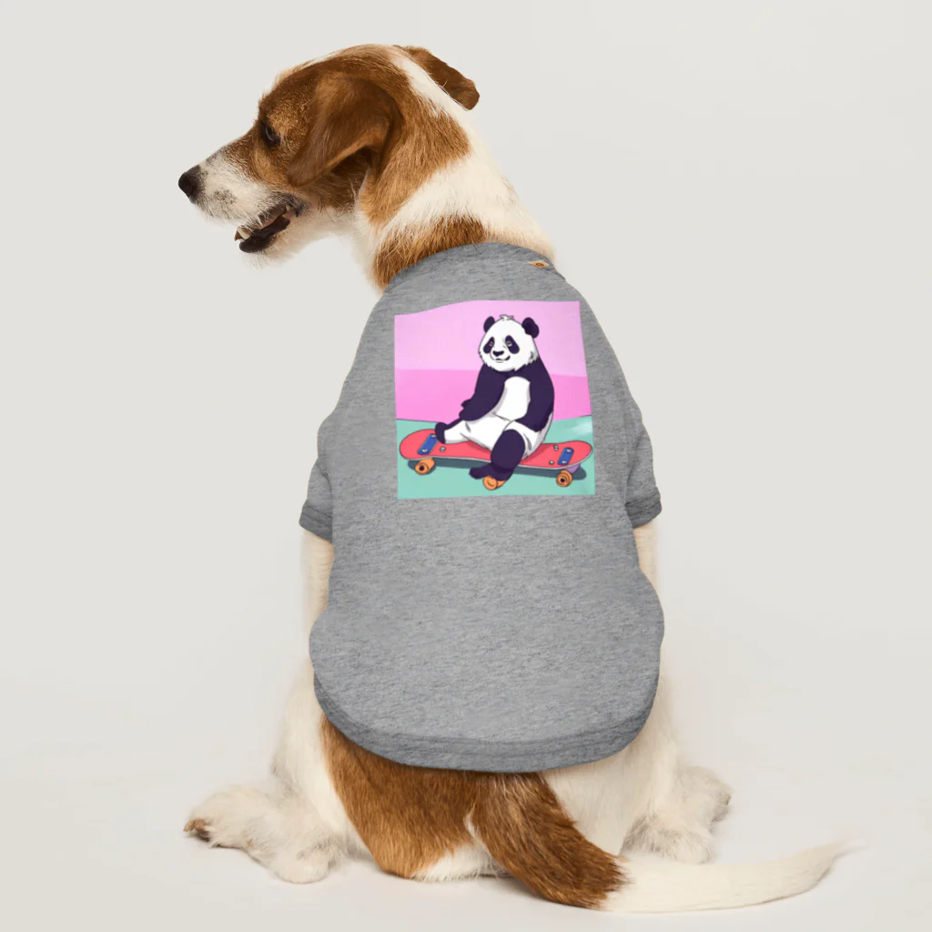 yacco-のお店のある日のぱんだ Dog T-shirt