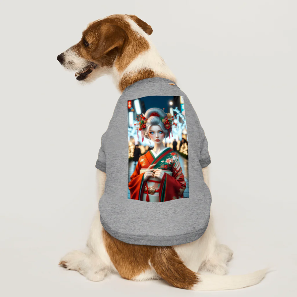 Modern Masteryの和洋折衷クリスマス Dog T-shirt